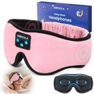 Máscara de dormir Bluetooth ANRUOLA Wireless Fones de ouvido Soft 3D Máscara de dormir Bluetooth ANRUOLA Wireless Fones de ouvido Soft 3D
