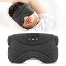 Máscara de dormir Bluetooth Flashmen com ruído branco, luz negra, sensação de gelo, forro modal extra macio, máscara para dormir, fones de ouvido ultrafinos para dormir (pretos)