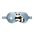 Máscara de dormir Kids Cute Panda Cartoon Silk Eye Mask Sleep