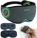 Máscara de dormir LC-Dolida Bluetooth 2 em 1 Bambu Algodão Cinza