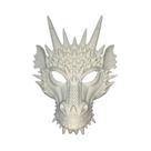 Máscara De Dragão Horrível De Plástico Para Decorações De Halloween