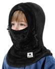 Máscara de esqui Balaclava HAITHO Kids Thermal Fleece 2-12 anos preta