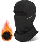 Máscara de esqui Balaclava YANIKY à prova de vento térmica de inverno preta