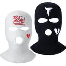 Máscara de esqui Handepo, balaclava de inverno, 3 furos, chapéu de malha facial