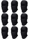 Máscara de esqui SATINIOR Full Face Cover Balaclava para homens x9 preta