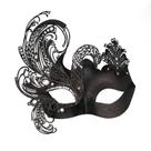 Máscara de fantasia Coddsmz Venetian Butterfly Metal Strass 22 cm
