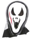 Máscara de fantasia de cosplay Halloween Horror Scream com língua comprida