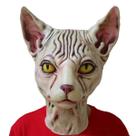 Máscara de festa Monster Cat Latex Animal Headgear Cosplay