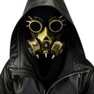 Máscara de gás Steampunk Resin Creative Cosplay com óculos
