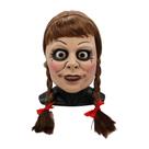 Máscara de Halloween Annabell Cosplay Creepy Headgear Masquerade