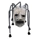 Máscara de Halloween Boxwizard com cabelo comprido, trança, látex, rosto inteiro