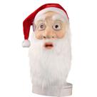 Máscara de Halloween, chapéu de látex de cosplay de Papai Noel