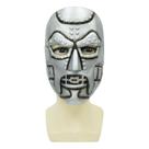 Máscara de Halloween Dr. Dooms Cosplay, chapéu de látex para adultos