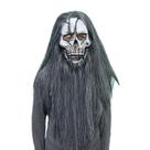 Máscara de Halloween Latex Head Skull Monster Grey Hair Adulto Máscara de Halloween Latex Head Skull Monster Grey Hair Adulto