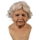 Máscara de Halloween MiliMada Creepy Old Man Latex Realistic