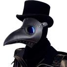 Máscara de Halloween Raxwalker Plague Doctor Steampunk Raven Black Máscara de Halloween Raxwalker Plague Doctor Steampunk Raven Black