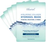 Máscara de hidrogel de colágeno Ebanel Instant Brightening, pacote com 5