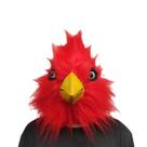 Máscara de látex Angry Bird Red para Halloween e festa à fantasia
