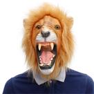 Máscara de látex Big Mouth Lion para fantasia de carnaval de Halloween