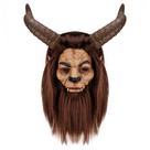Máscara de látex com capa facial completa Beauty Beast Halloween Cosplay