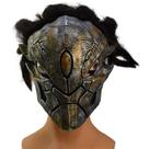Máscara de látex de Halloween Darksiders Genesis com design preto e dourado