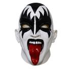 Máscara de látex facial para cosplay Simons Headgear Costume Props