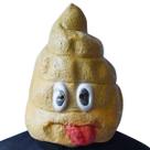 Máscara de látex Funny Poop Masquerade Bar Party Prank Poop