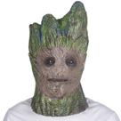 Máscara de látex Groot Tree Head para Halloween - adereço de filme