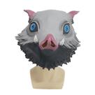 Máscara de látex Hashibiras Inosukes para fantasia de carnaval de Halloween