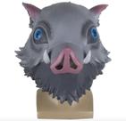 Máscara de látex Hashibiras Inosukes para fantasia de carnaval de Halloween
