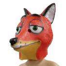 Máscara de látex Nick the Fox Zootopia Cosplay Halloween