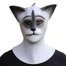 Máscara de látex para cabeça de cachorro para festa à fantasia de carnaval de Halloween