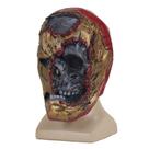 Máscara de látex queimada com ferros queimados para o carnaval de Halloween