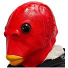 Máscara de látex, verde, peixe, animal, criatura, cosplay, Halloween