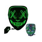 Máscara de LED Neon para Halloween - Brilhante para Festa à Fantasia Máscara de LED Neon para Halloween - Brilhante para Festa à Fantasia