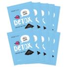 Máscara de lençol FACETORY LET'S TALK DETOX PURIFYING, pacote com 10