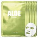 Máscara de lençol LAPCOS Aloe com gel de pepino e aloe, pacote com 5