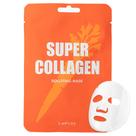 Máscara de lençol LAPCOS Super Colágeno Hidratante com Peptídeo, pacote com 10