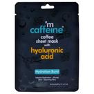 Máscara de lençol McCaffeine Coffee com ácido hialurônico, hidratação 24 horas