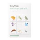 Máscara de lençol Mixsoon Daily Mask, conjunto de cuidados semanais, 1 pacote com 7 unidades