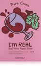 Máscara de lençol TONYMOLY I'm Real Red Wine 10 unidades