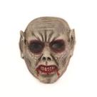 Máscara de meia face de zumbi, espuma de PU, maquiagem realista para zumbis