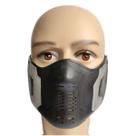 Máscara de meio rosto de látex Baron Zemo, adereços de cosplay