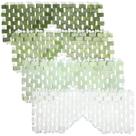 Máscara de olhos de jade Coume reutilizável Sage Green Facial Cooling x4