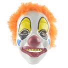 Máscara de palhaço, peruca, paródia de látex para fantasia de carnaval de Halloween