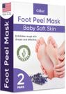 Máscara de peeling de pés CÉLOR para pele macia de bebês com extrato de aloe vera