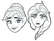 Máscara de Pintar Festa Frozen 2 - 6 unidades - Regina - Rizzo Festas