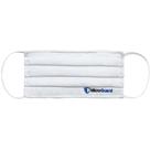Máscara de proteção facial feminina em tecido 3 camadas 100% algodão, haste de ajuste nasal - MicroPro - MGMPRO02WT