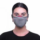 Máscara de Proteção Fiber Reutilizável Tamanho 2 Cinza Máscara de Proteção Fiber Reutilizável Tamanho 2 Cinza