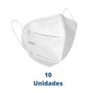 Máscara De Proteção Kn95 Pff2 - Pacote Com 10un